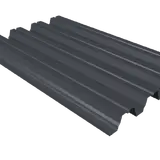 Профнастил Н75 графит RAL 7024 0,5 мм