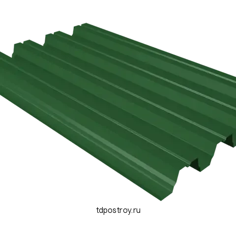 Профнастил Н75 зелёный RAL 6002 0,4 мм