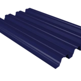 Профнастил Н75 ультрамарин RAL 5002 0,5 мм