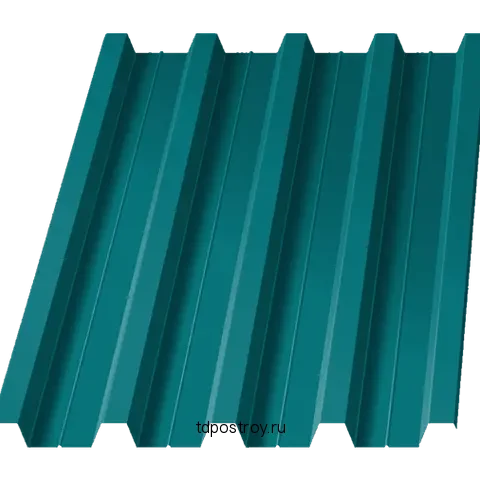 Профнастил Н60 бирюзовый RAL 5021 0,3 мм
