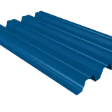 Профнастил Н75 синий RAL 5005 0,7 мм