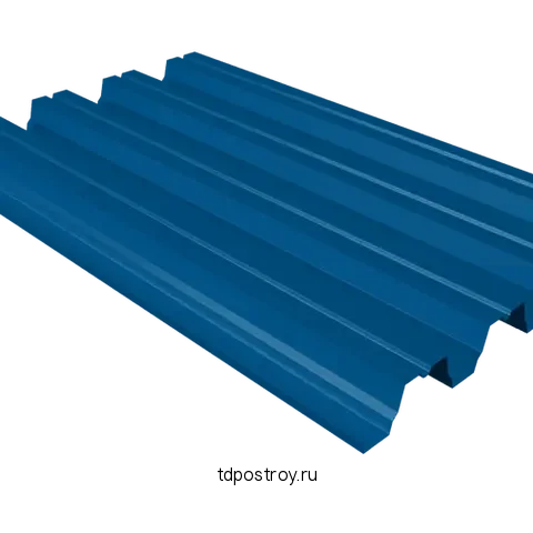 Профнастил Н75 синий RAL 5005 0,7 мм